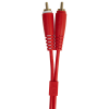 UDG Ultimate Cable RCA Straight - RCA Angled 3m (Red)