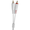 UDG Ultimate Cable RCA Straight - RCA Angled 3m (White)