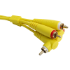 UDG Ultimate Cable RCA Straight - RCA Angled 3m (Yellow)