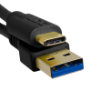 UDG Ultimate Cable USB 3.0 Type C-A Straight 1.5m (Black)