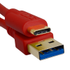 UDG Ultimate Cable USB 3.0 Type C-A Straight 1.5m (Red)