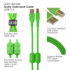 UDG Ultimate Cable USB 2.0 Type A-B Angled 1M (Green)