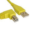 UDG Ultimate Cable USB 2.0 Type A-B Angled 1M (Yellow)