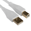 UDG Ultimate Cable USB 2.0 Type A-B Straight 1M (White)