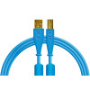 DJ Tech Tools Chroma Cable USB (A-B) Straight 1.5m (Blue)