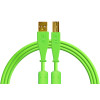 DJ Tech Tools Chroma Cable USB (A-B) Straight 1.5m (Green)