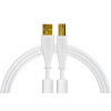 DJ Tech Tools Chroma Cable USB (A-B) Straight 1.5m (White)