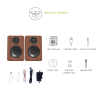 Kanto YU2 Powered Desktop Speakers (Walnut)