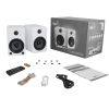 Kanto YU4 Powered Bookshelf Speakers (Matte White)