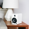 Kanto YU4 Powered Bookshelf Speakers (Matte White)