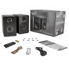 Kanto YU6 Powered Bookshelf Speakers (Matte Black)