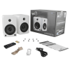 Kanto YU6 Powered Bookshelf Speakers (Matte White)