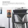 Kanto YU6 Powered Bookshelf Speakers (Walnut)