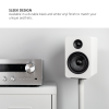 Kanto YU Passive 6" Bookshelf Speakers (Matte White)