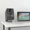 Kanto YU Powered Bookshelf Speakers (Matte Black)